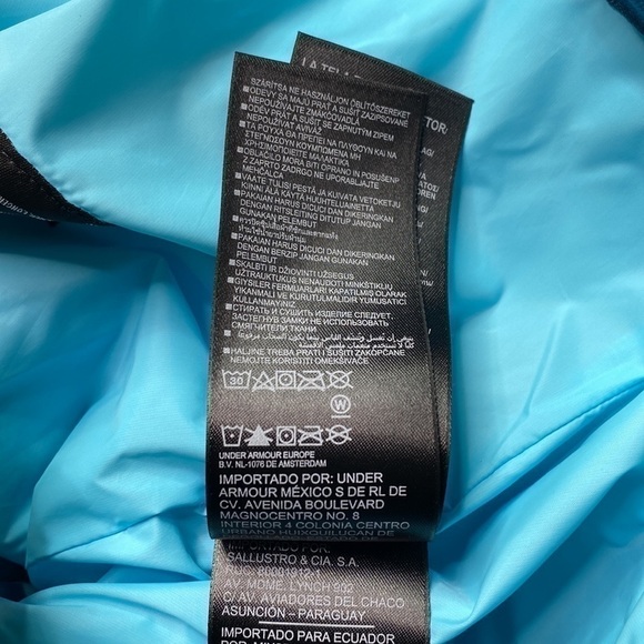 Under Armour Storm Coldgear Infrared Sienna 3 In 1 Jacket Teal Blue Size Medium - Picture 11 of 15